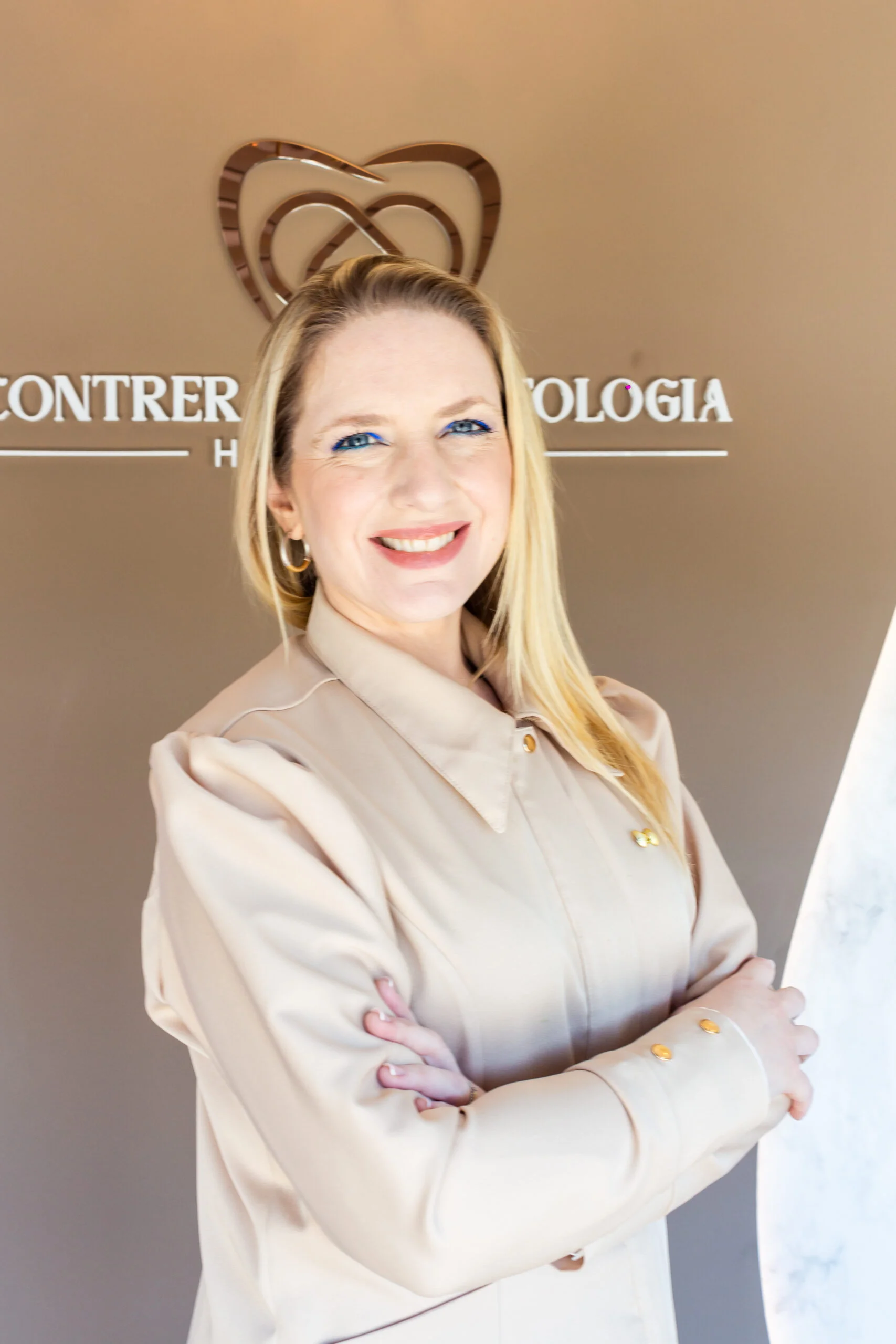 Dra. Maria Soledad Contreras, CRO-PR 15730, responsável técnica da Contreras Odontologia em Santa Felicidade, Curitiba